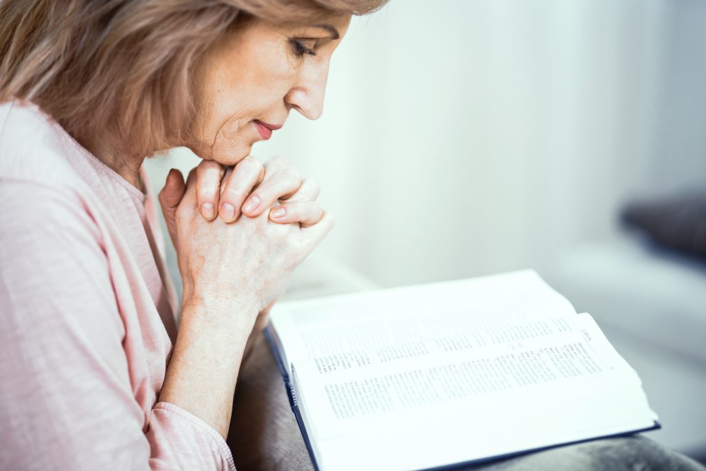 Women reading Bible. Trust in God's Wisdom