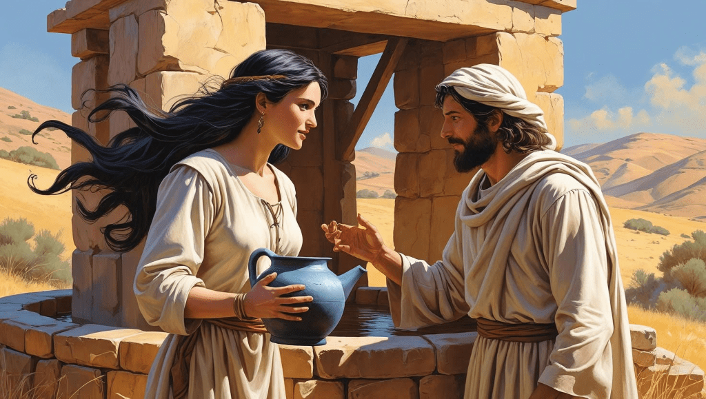 Rebekah and Abraham's servant at well. Rebekah in the Bible: Her Story and What It Teaches Us Today.